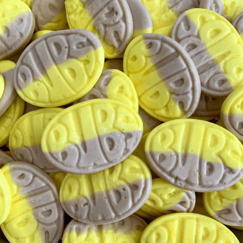 Bubs banane / caramel ovale - bonbons suédois ( 100g )